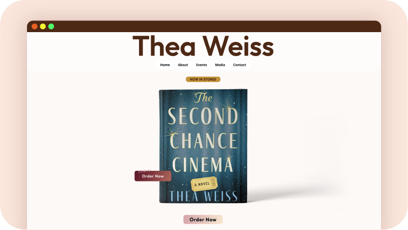 Thea Weiss's Webflow site